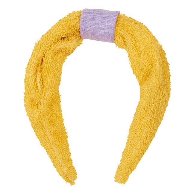 Serre-tête Turban Eponge | Lilas