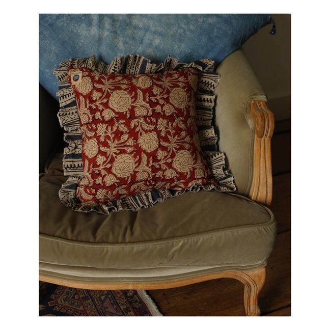 Coussin carré Rumi en coton