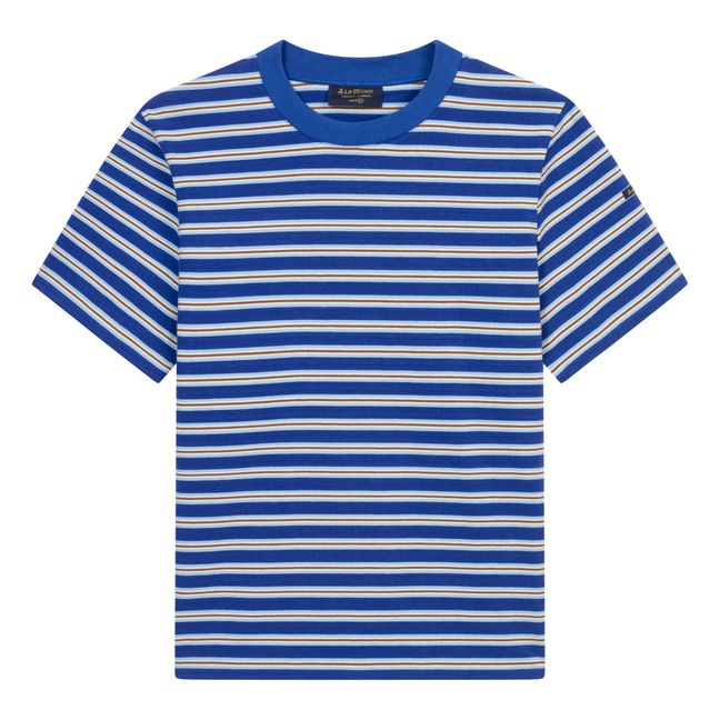 Gestreiftes T-Shirt | Blau