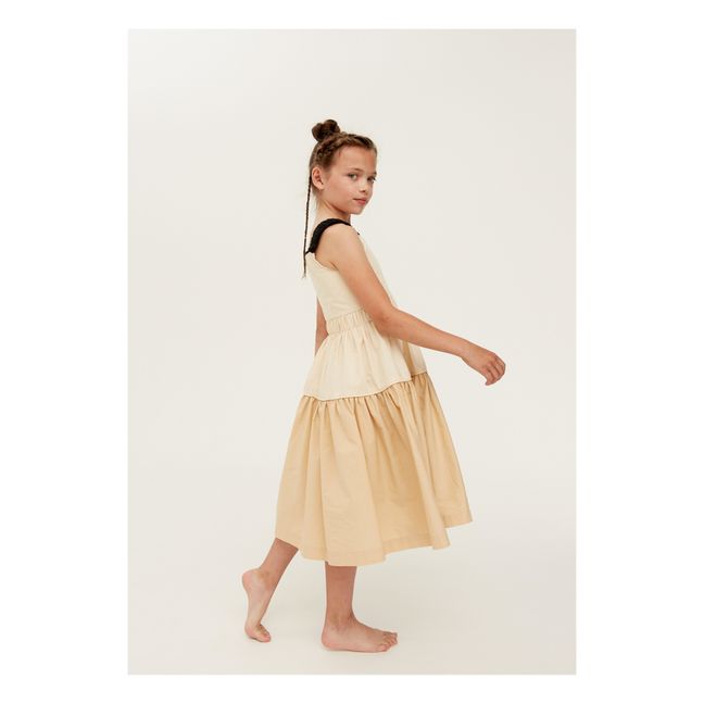 Taken Poplin Dress | Beige
