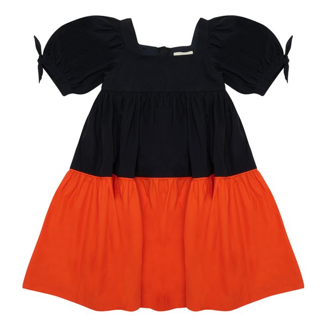 Know Full Well Two-tone Poplin Dress | Schwarz
