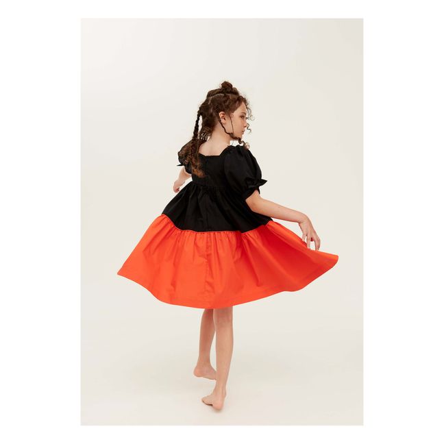 Know Full Well Two-tone Poplin Dress | Schwarz