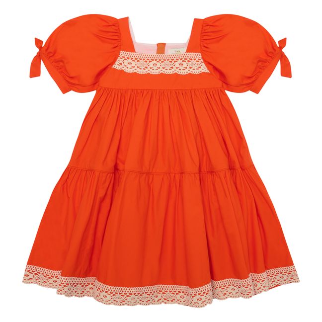 Know Full Well Poplin Dress | Orange