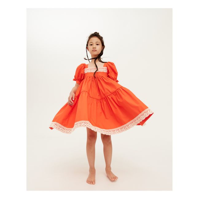 Know Full Well Poplin Dress | Orange