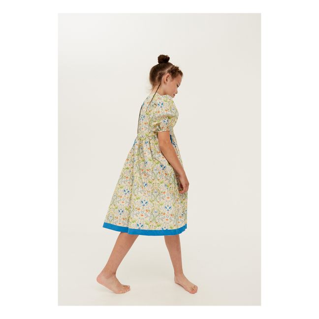 Floral Print Poplin Dress | Crudo