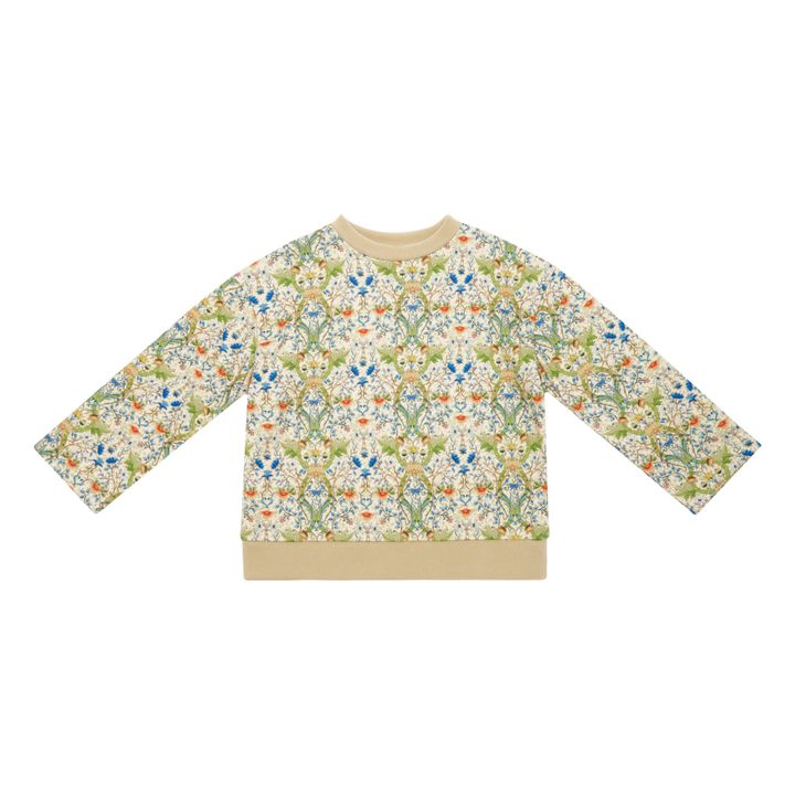 Homey Floral Print Sweater | Seidenfarben- Produktbild Nr. 0