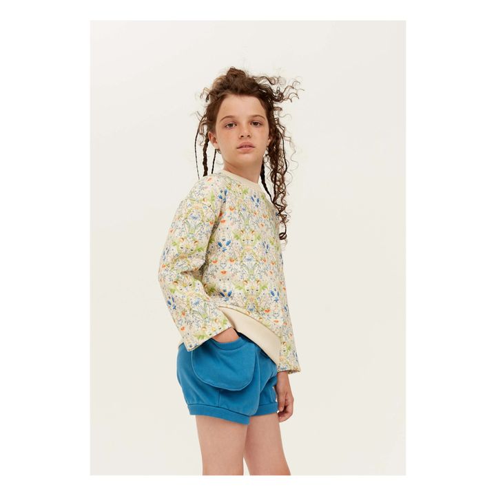 Sweatshirt mit Blumenprint Homey | Seidenfarben- Produktbild Nr. 2