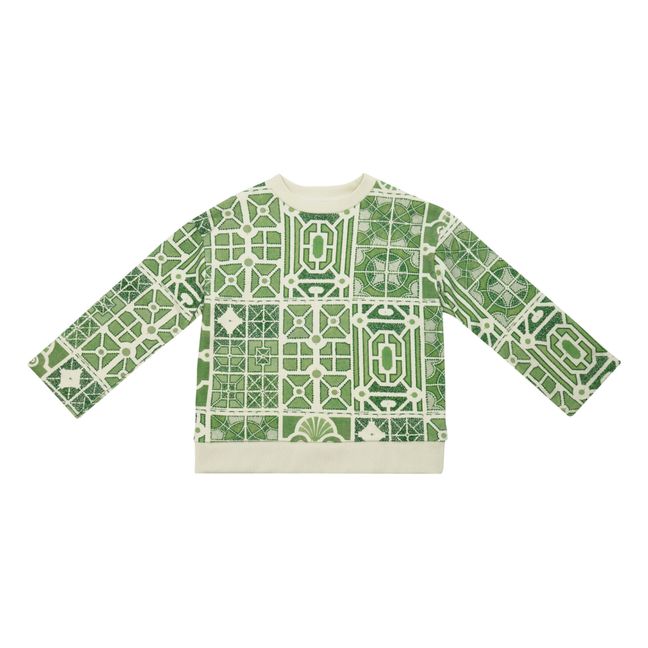 Sweat Homey Imprimé | Vert