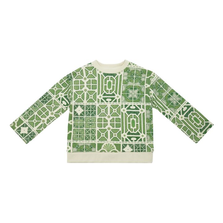 Homey Printed Sweatshirt | Grün- Produktbild Nr. 0