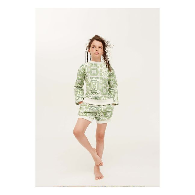 Homey Printed Sweatshirt | Verde