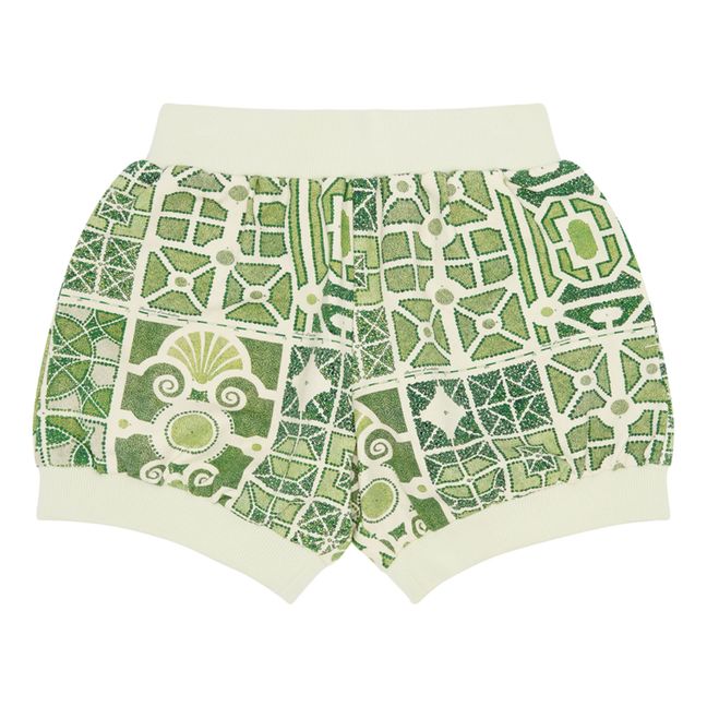 Printed Shorts | Grün