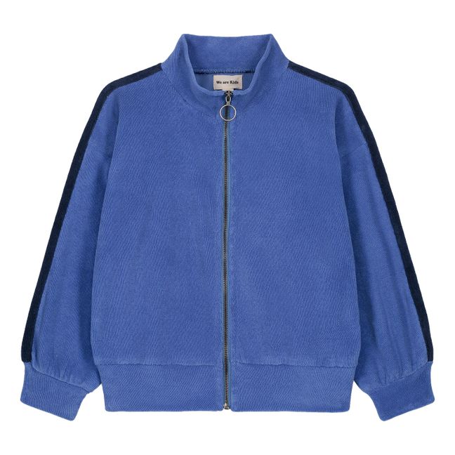 Benjamin Organic Cotton Terry Jacket | Azul índigo