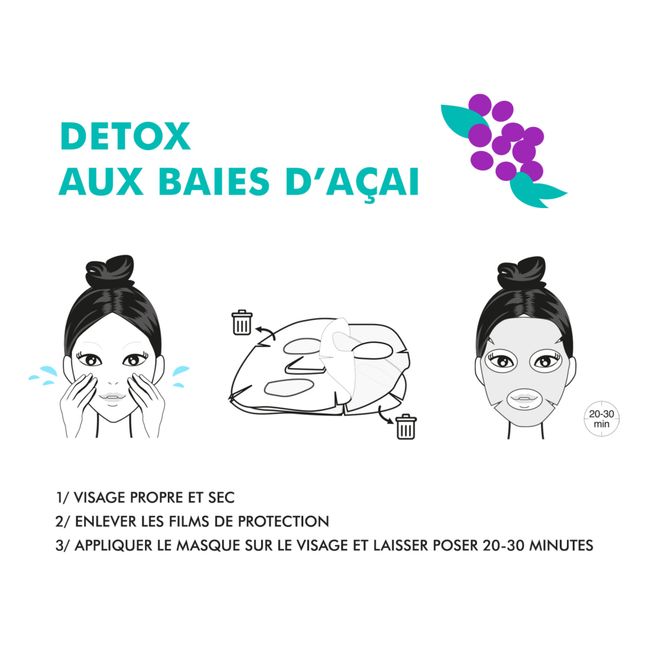 Detox-Gesichtsmaske Acai-Beeren