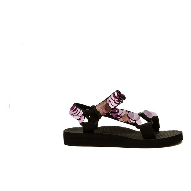Trekky Sequin Sandals | Rosa