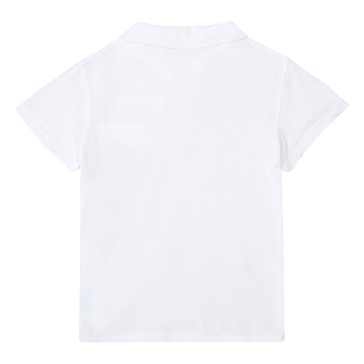 Cotton Pique Polo Shirt | Blanco- Imagen del producto n°2