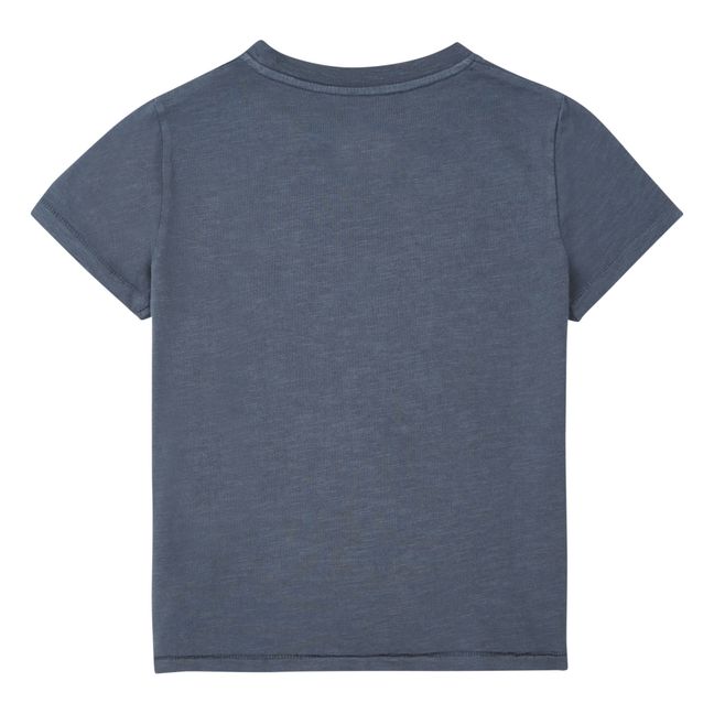 T-Shirt Pocket Crew | Bleu Foncé - Bleu Clair