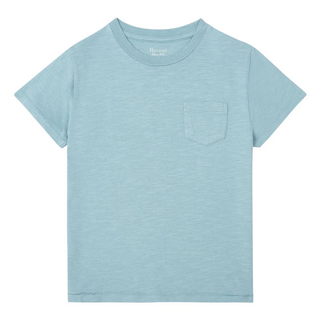 Crew Pocket T-Shirt | Graublau