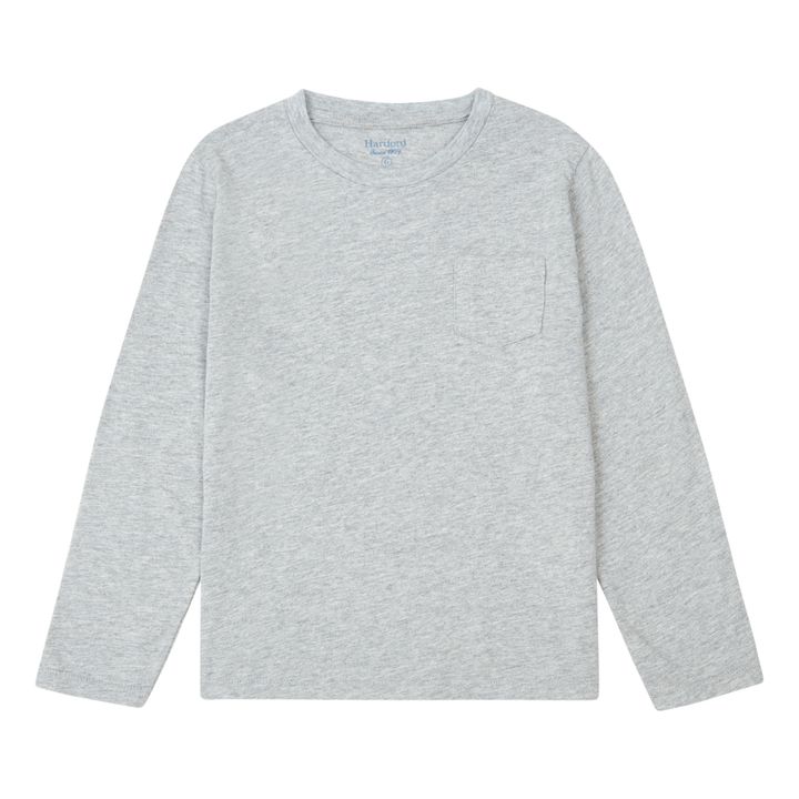 Henley Light T-Shirt | Grigio chiné- Immagine del prodotto n°0