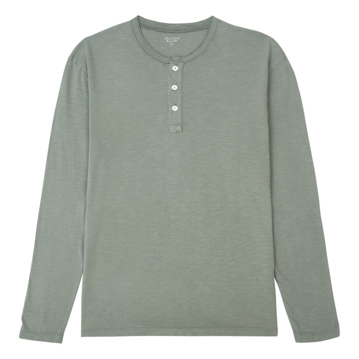 Henley T-shirt | Verde- Imagen del producto n°0