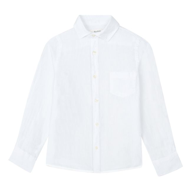 Paul Pat Linen Shirt | Blanco