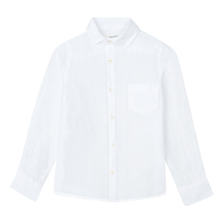 Paul Pat Linen Shirt | Weiß- Produktbild Nr. 0