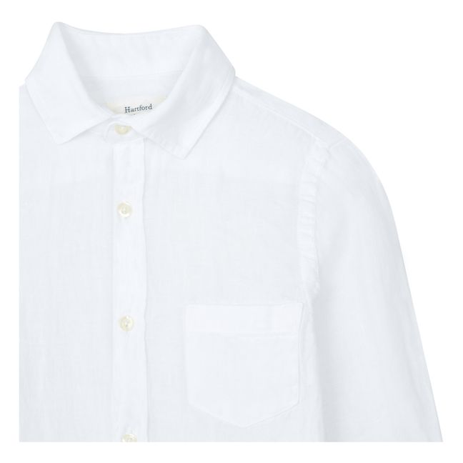 Paul Pat Linen Shirt | Bianco