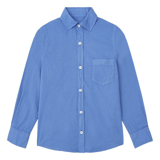Paul Pat Cotton Shirt | Navy blue