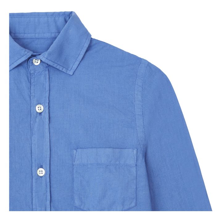 Paul Pat Cotton Shirt | Blu marino- Immagine del prodotto n°1