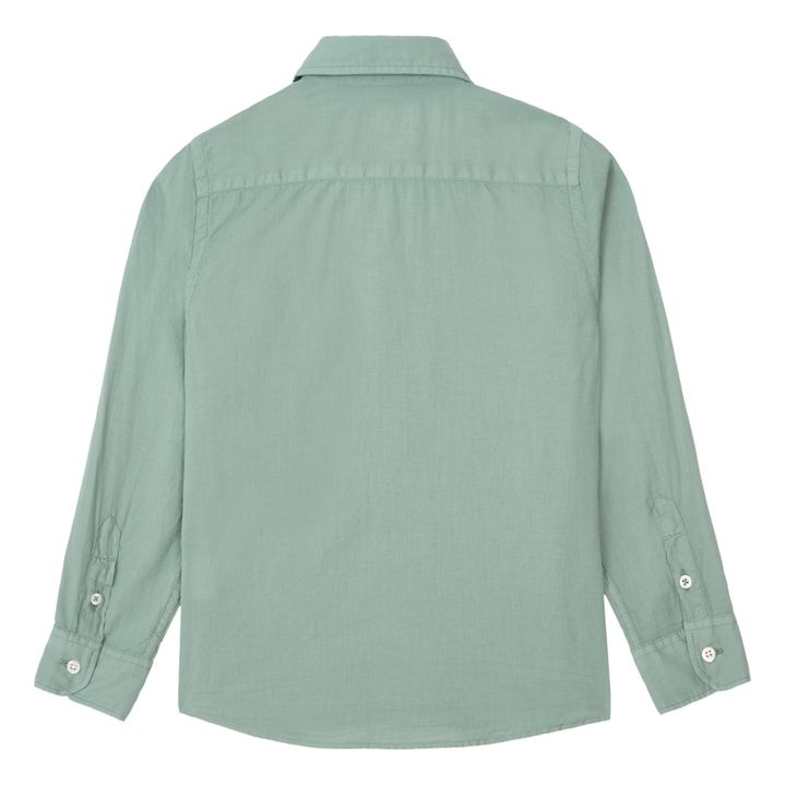 Paul Pat Cotton Shirt | Verde Kaki- Imagen del producto n°2