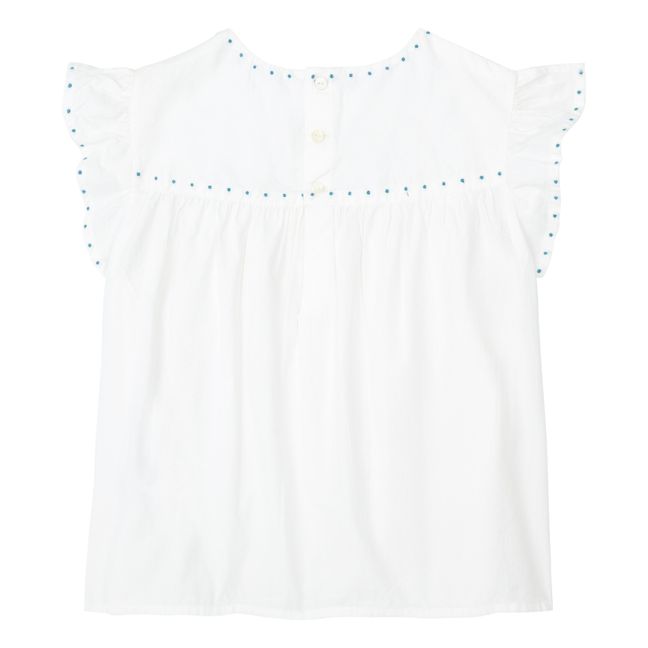 Blouse Brodée Althea | Ecru
