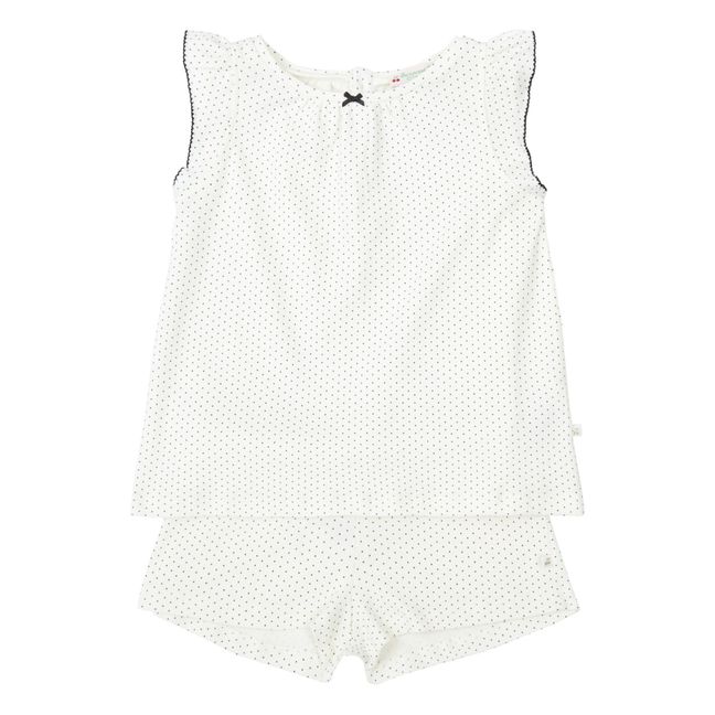 Ailette Pyjama T-Shirt + Shorts | Seidenfarben