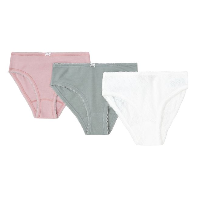 Aubree Briefs - Set of 3 | Seidenfarben