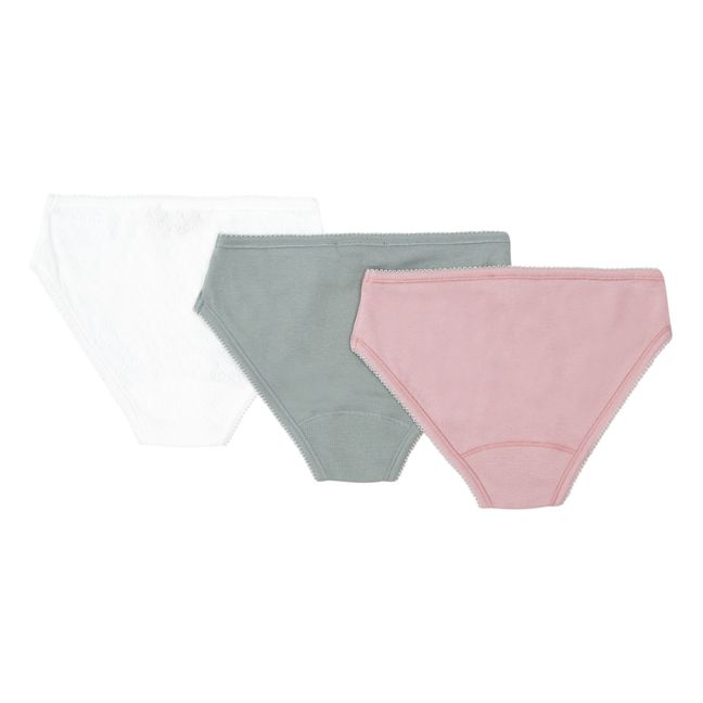 Aubree Briefs - Set of 3 | Seidenfarben