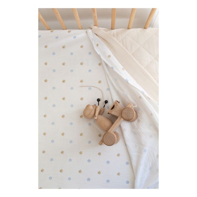 Lenzuolo con angoli in cotone organico 60x120 cm | Seaside