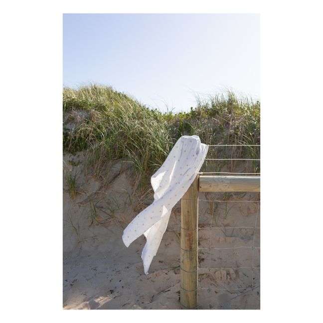 Lange d'emmaillotage en coton bio 120x120 cm | Seaside
