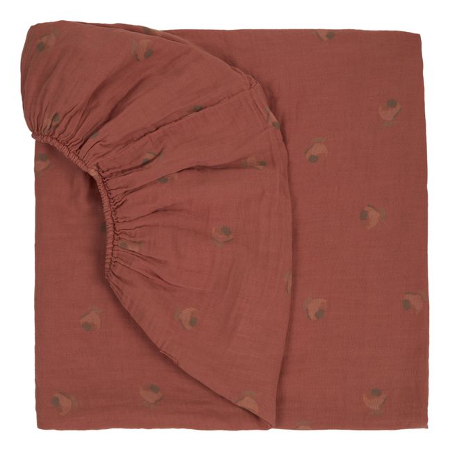 Lenzuolo con angoli, modello: Wabi-Sabi Blossom | Palissandro