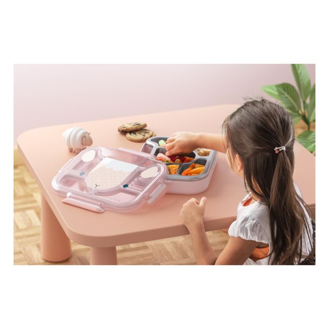 Geteilte Jausenbox MB Wonder Sheep | Rosa