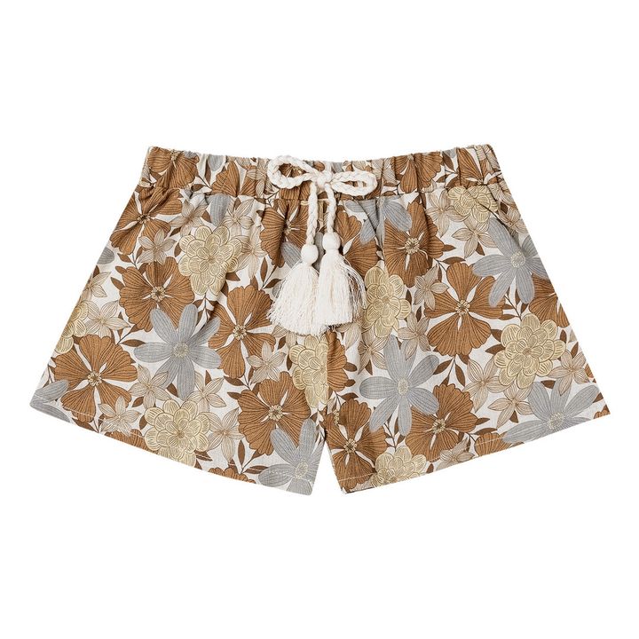 Solana Floral Shorts | Camel- Immagine del prodotto n°0