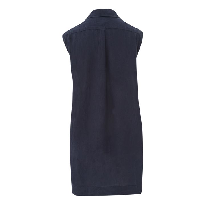 Rising Linen Dress | Azul Noche- Imagen del producto n°6