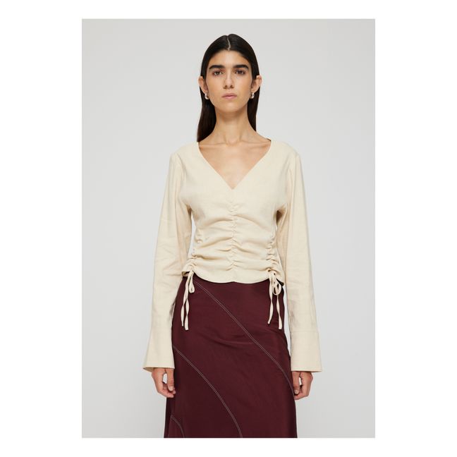 Top Col V Lin | Crema