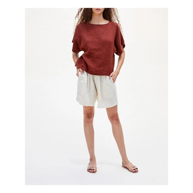 Top Box Lin | Brick red
