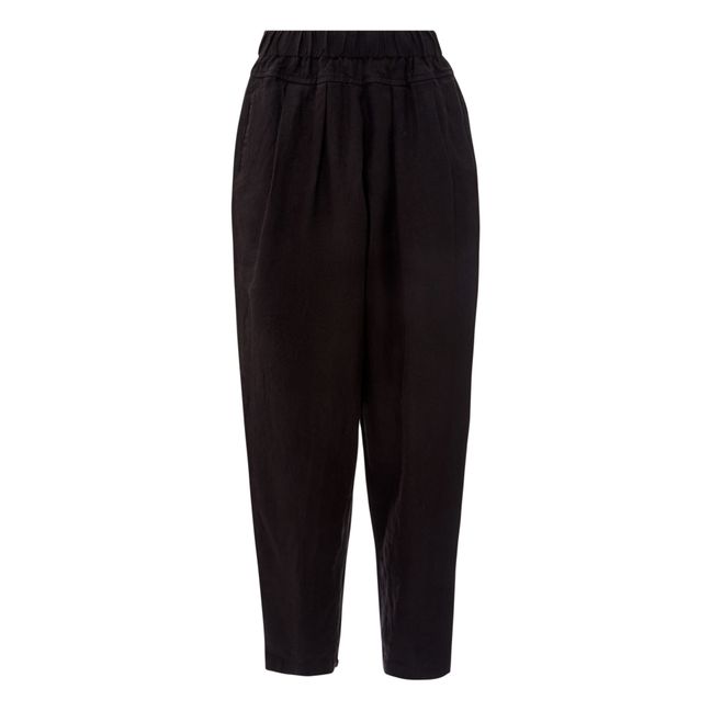 Carpenter Linen Trousers | Negro