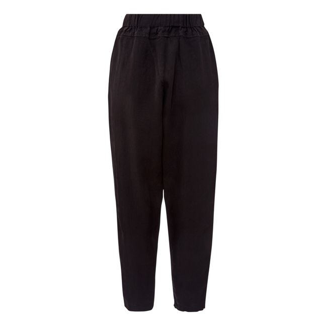 Carpenter Linen Trousers | Black