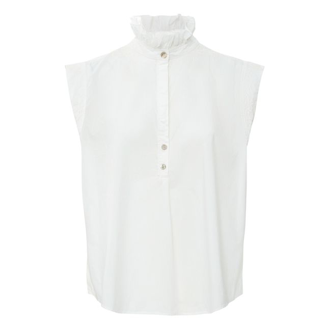 Blusa bordada | Crudo