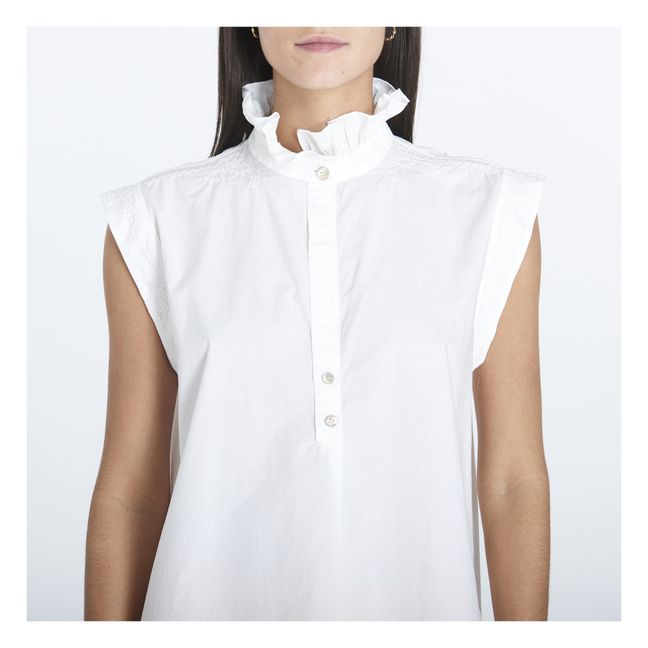 Embroidered Blouse | Ecru