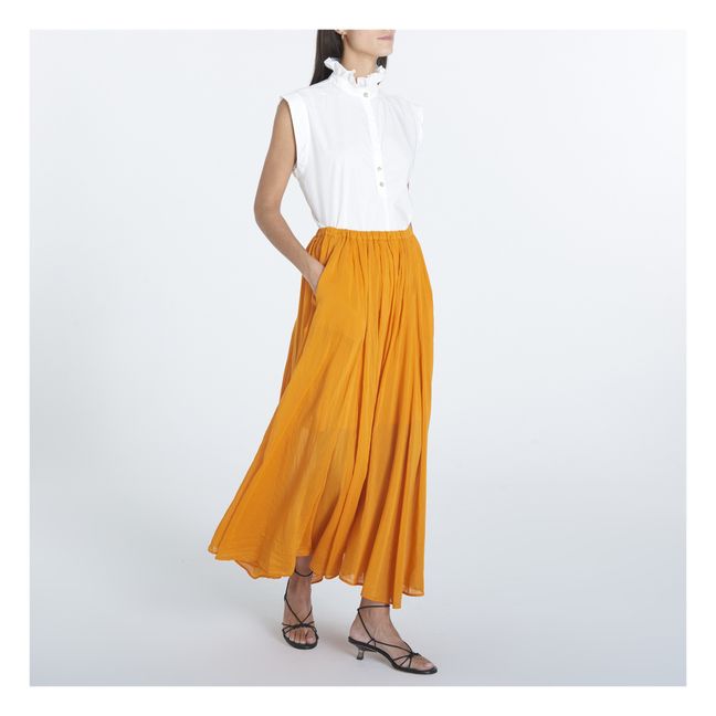 Blusa bordada | Crudo
