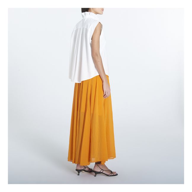 Blusa bordada | Crudo