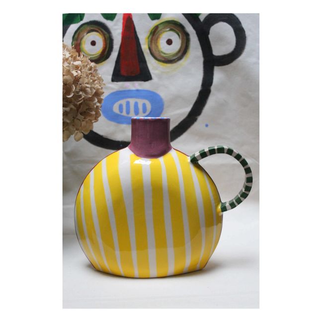 Acropolis Ceramic Vase | Yellow