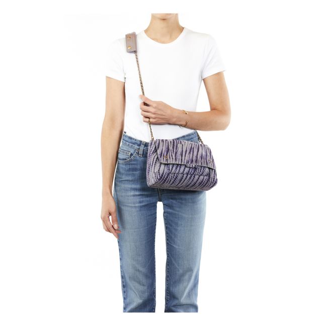 Lulu Tie & Dye Bag M | Blue