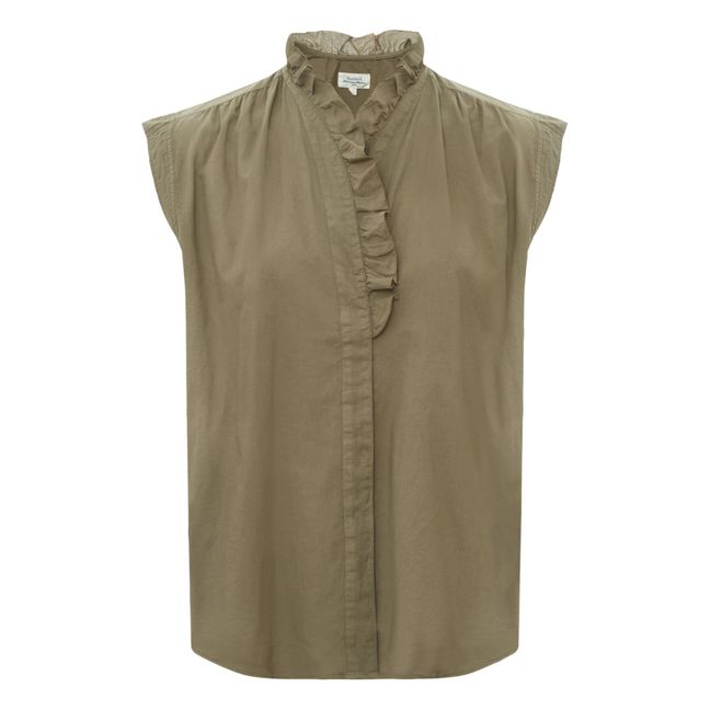 Callisto Blouse | Verde Kaki
